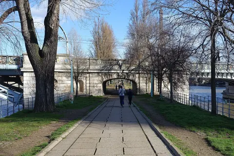 Allée des Cygnes, gangveien på Île aux Cygnes